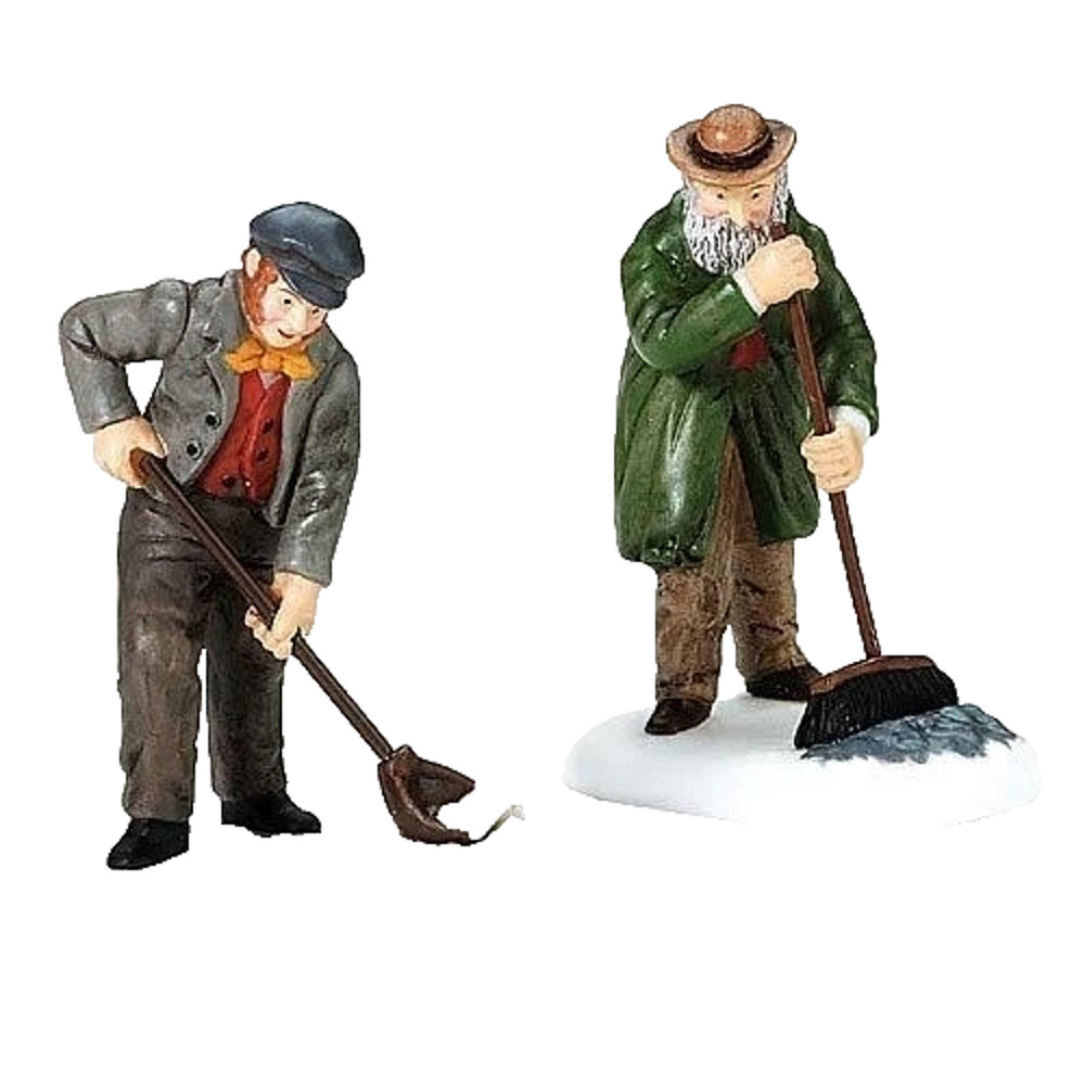 Dept 56 Dickens Village Keeping The Streets Clean 58352 Accessory NEW